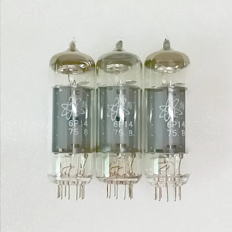 Shanghai 6P14 Tabung Vakum Kelas J Menggantikan 6p14 6BQ5 6N14N EL84 untuk Amplifier Tabung Audio HIFI Asli Cocok Tepat
