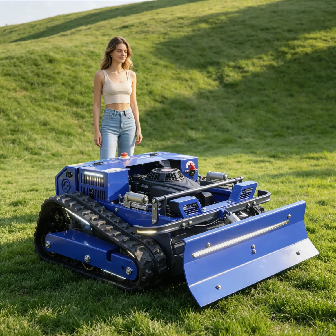 

Customized lawn mowers petrol lawn mower Household Lawn Mower Robot Lightweight Compact Easy Storage