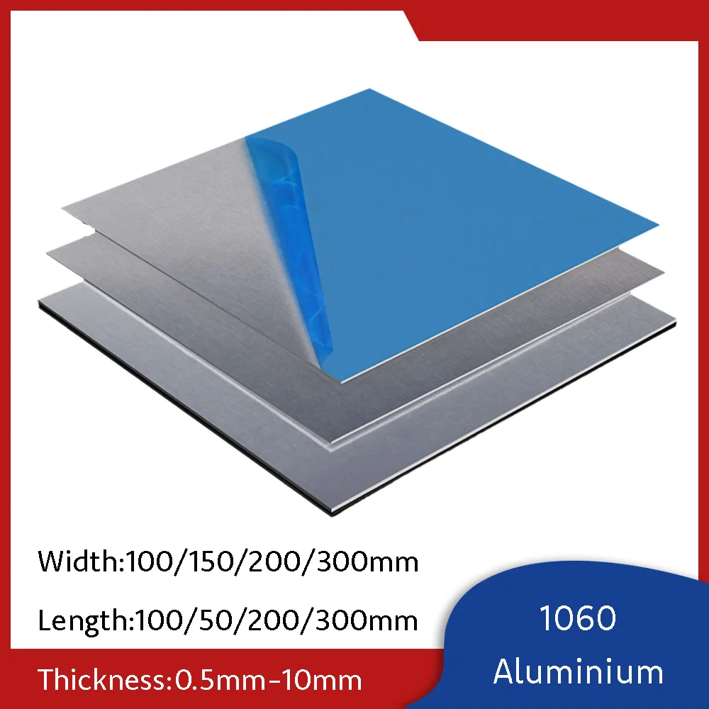 Aluminium Sheet 1060 Alu Rectangle Plate High-Quality Electrical and Thermal Conductivity Metal Flat Panels