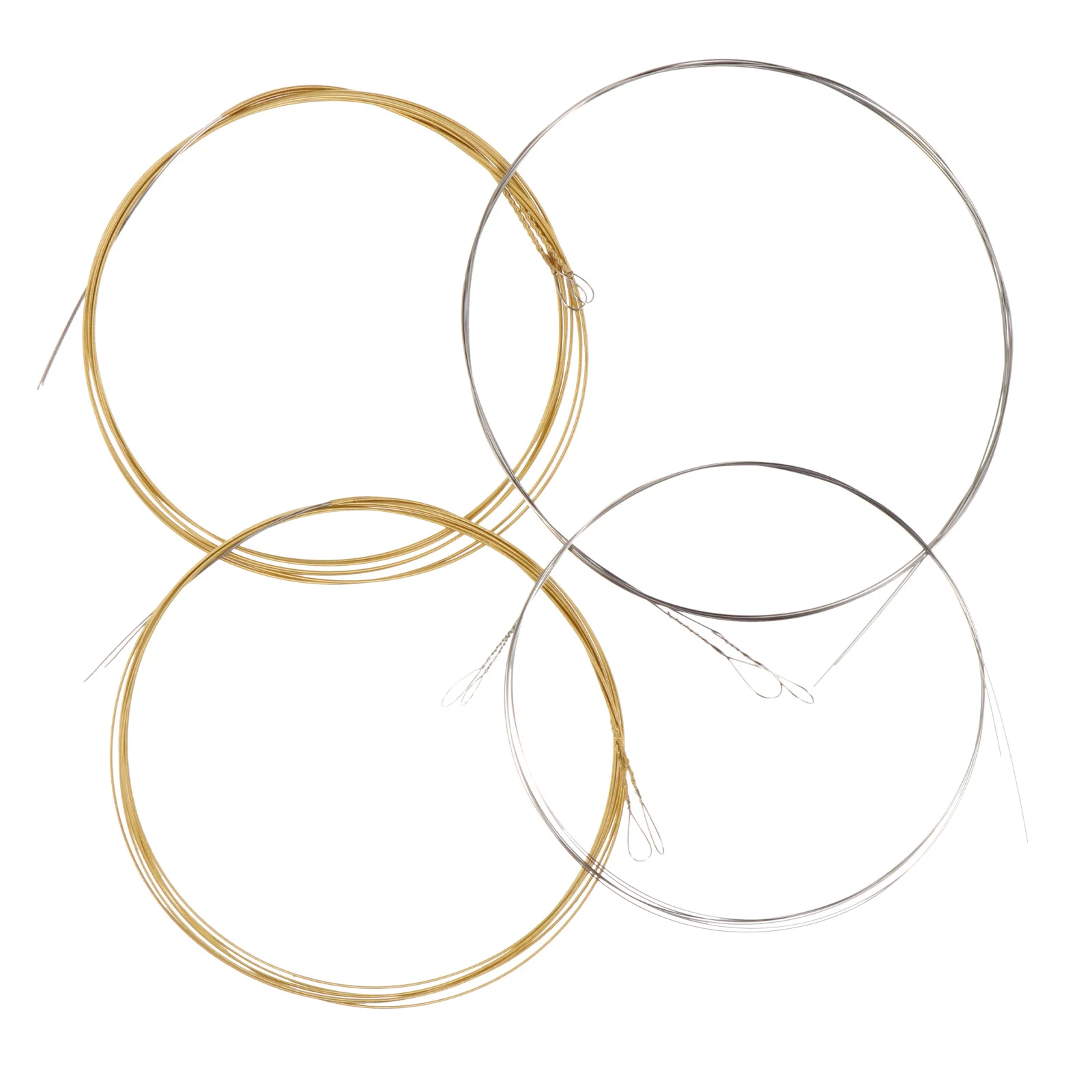 4 قطع من أوتار المندولين الممتازة اللامعة والناعمة والمتينة وعمر طويل هدية مثالية لعشاق المندولين سلسلة بديلة #4