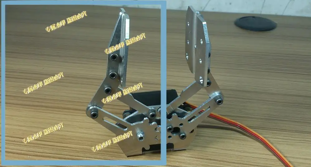 ZOCI-Metal Robot Claw Gripper, Mechanical Arm Manipulator Holder, Industrial Robotic Grab Spare Part