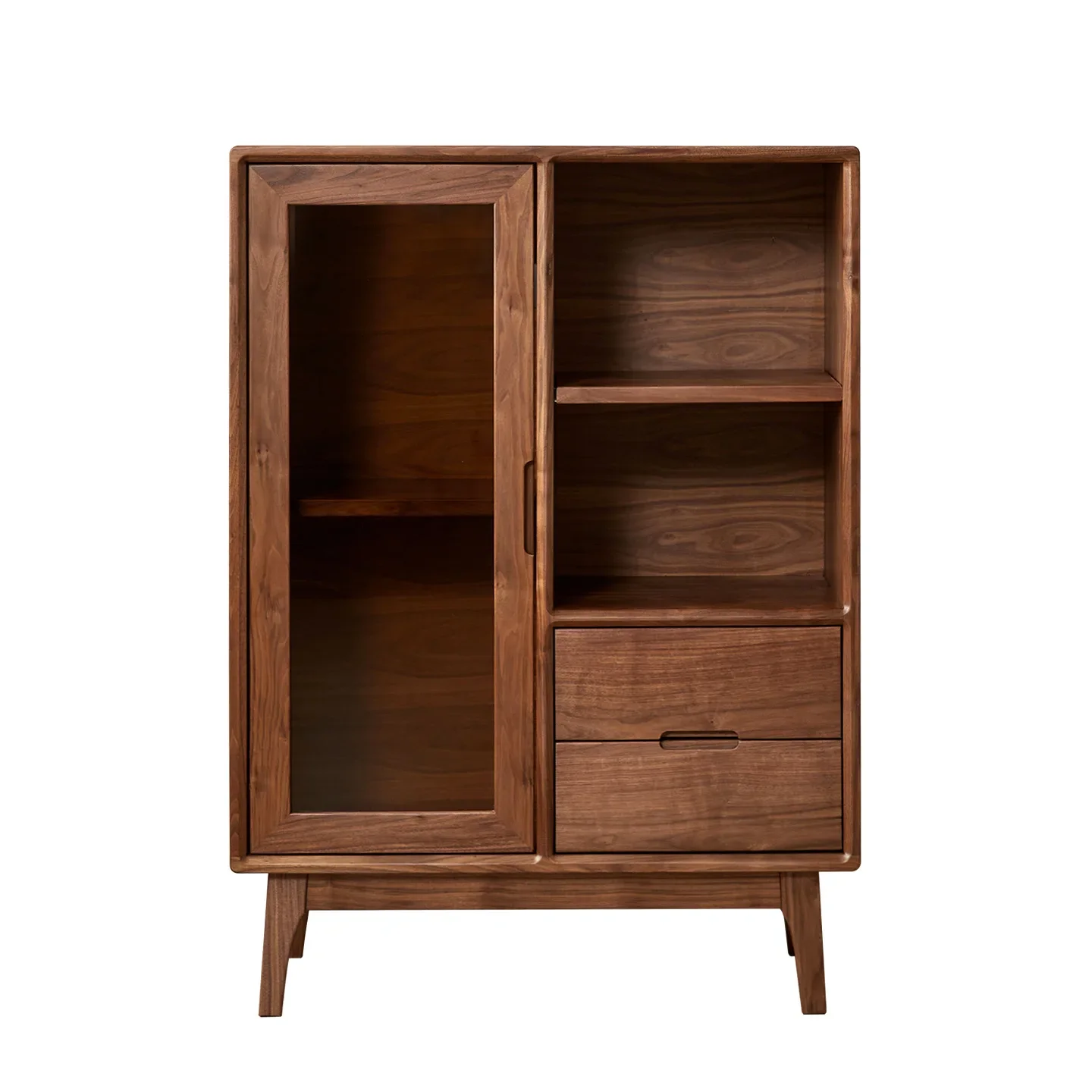 

North American black walnut side cabinet small wine cabinet simple modern solid wood dining side cabinet living room household