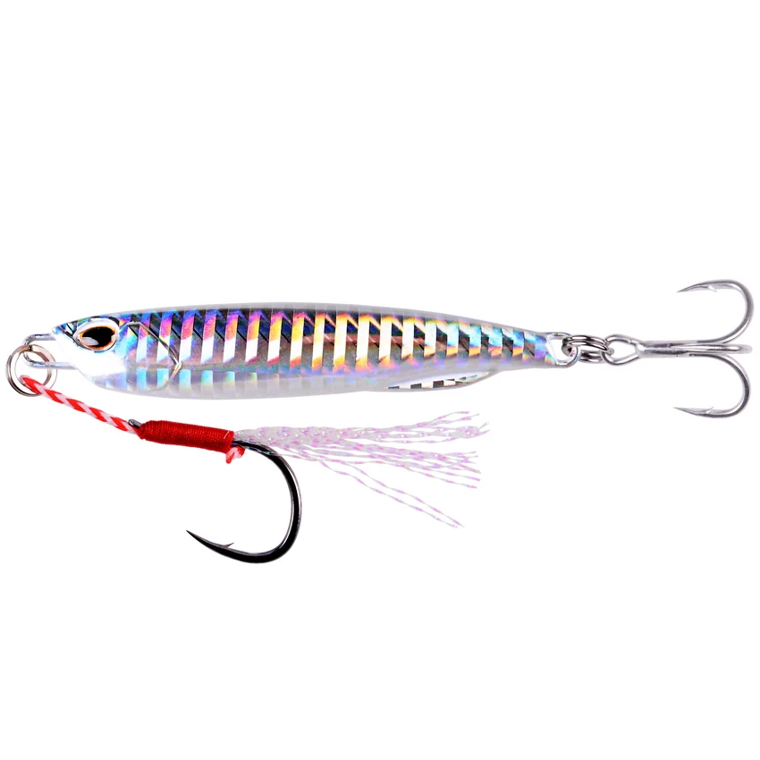 2023 Metal Jig Fishing Lure Weights 10g-40g Trolling Hard Bait Bass Sea Fishing Lures Tackle Trout Jigging Lure Jigs Saltwater