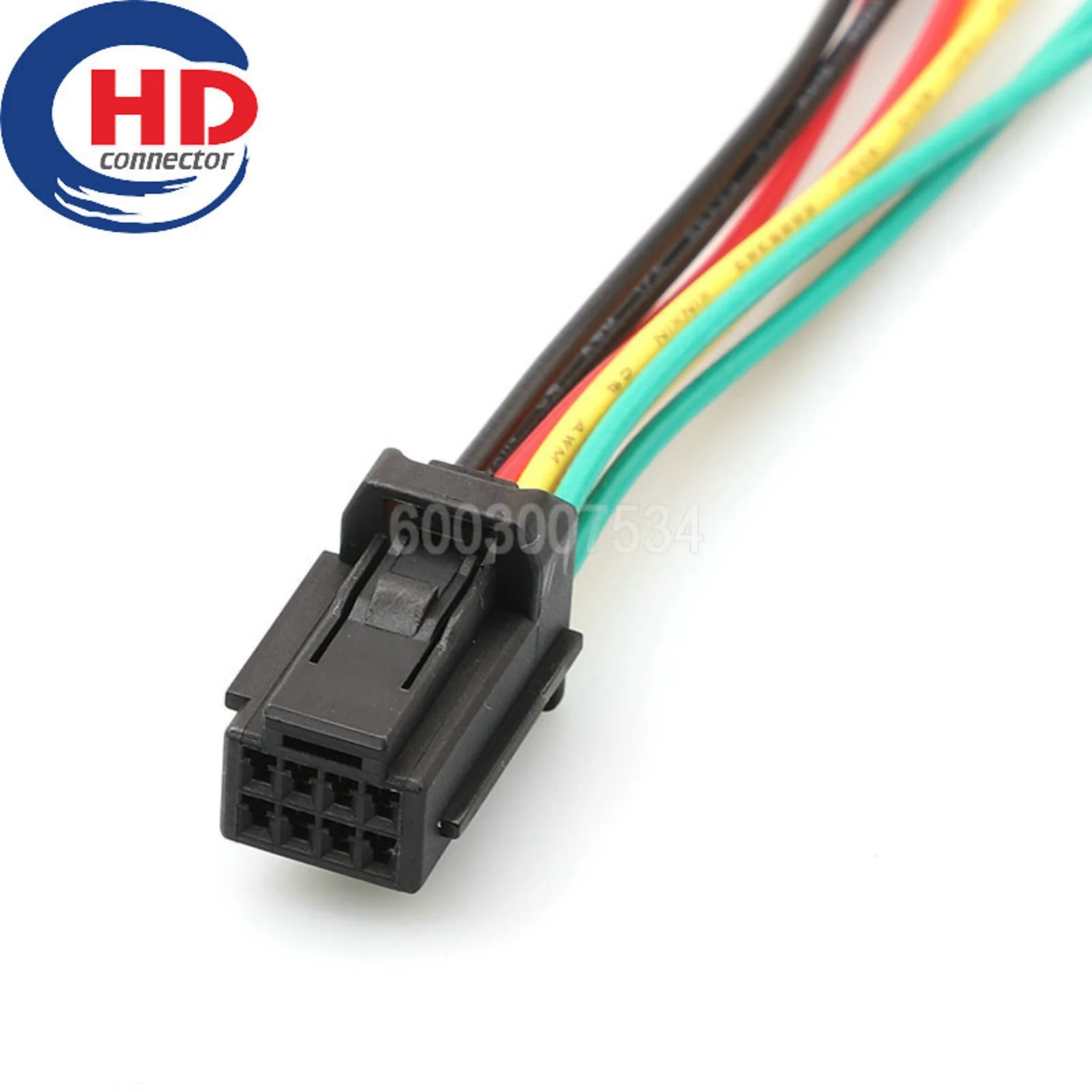 8 Pin Connector Unsealed 0.7mm Series Female Connector Cable Plug Motorcycle Electrical Harnesses 6098-6451