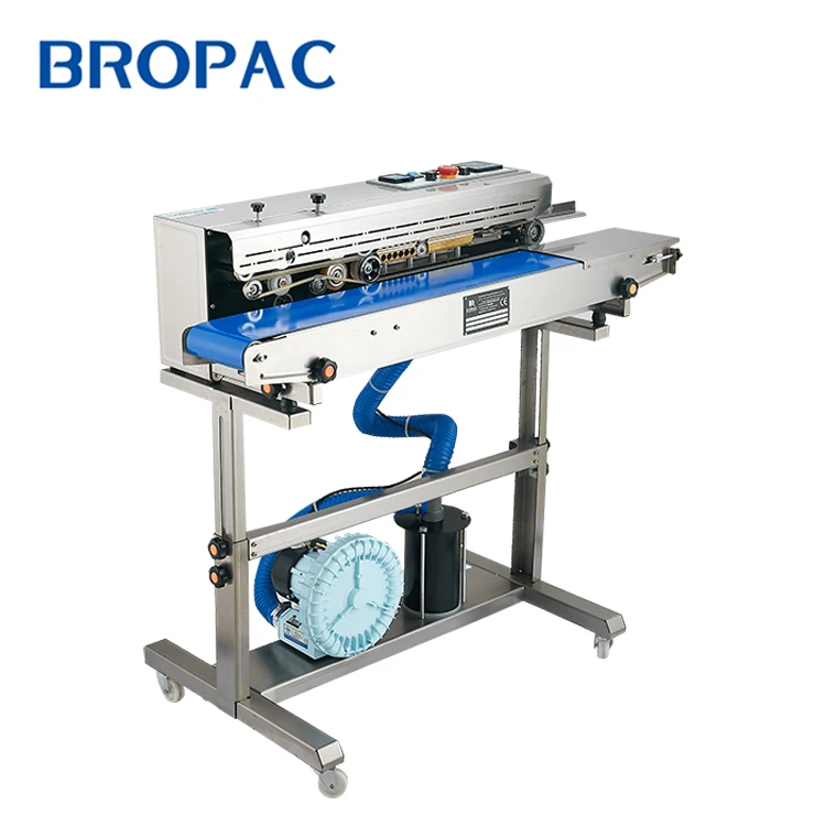 

BROPACK Horizontal Small Plastic Bag Gas Filling Sealer Machine,Mutil-Function Pouch Heat Sealing Packing Machine