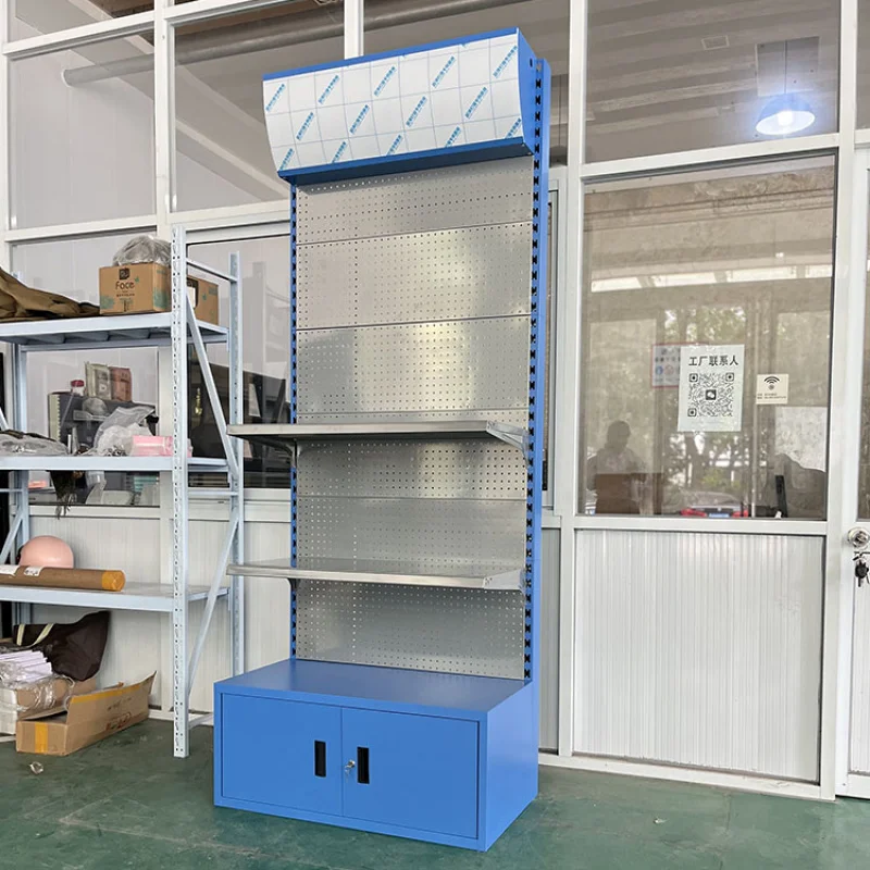 custom.Xingye Custom Heavy Duty Supermarket Shelving Megastore Exhibition Hall Shelves Display Rack with Lightbox