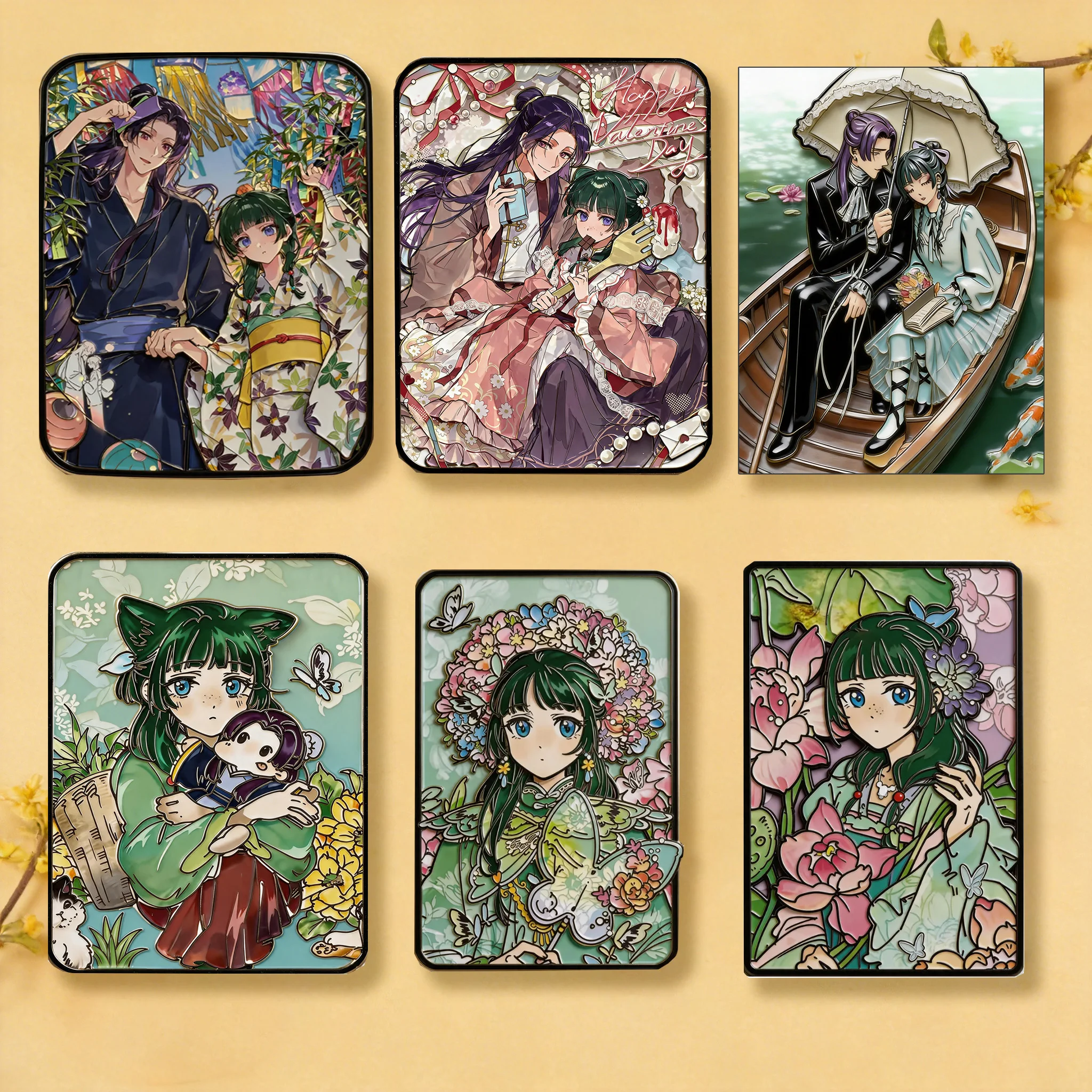 Maomao&Jinshi CP enamel pins —dedicated to you who accompanies them through the daily life of the harem