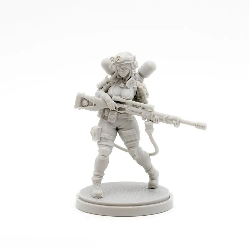 

Special Offer Die-casting Resin Model Kit KD Caster Hunter Resin White Model Unassembled and Unpainted