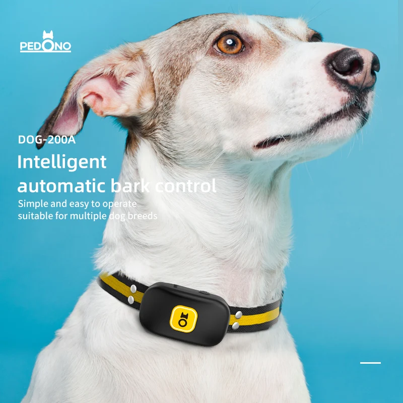 Automatic Dog Bark Collar with Vibration & Electric Shock Anti Bark Collars for Small Medium Big Dogs Rechargeable & Waterproof