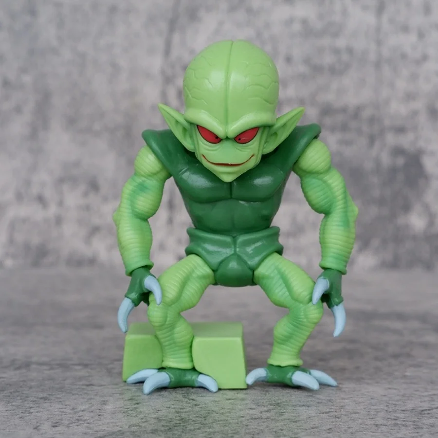 Dragon Ball Saibaimen Figures Anime PVC Action Figure Movable Model Doll Green Vegetable Man Collectible Model Toy Gifts