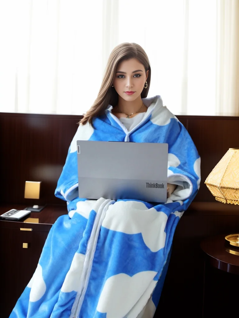 Throw Blanket For Couch Moving Super Soft Cozy with Plush Warm Body TV Wearable Blanket for Lounge Sofa Home Office