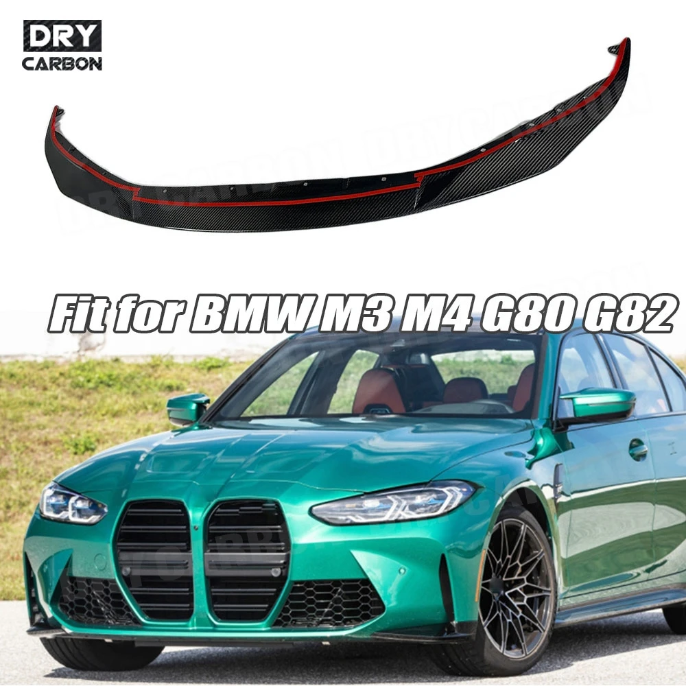 

For BMW G80 M3 G82 G83 M4 2021-2024 Front Bumper Chin Lip Body Kits R Style Diffuser Protector Exterior Accessories Part