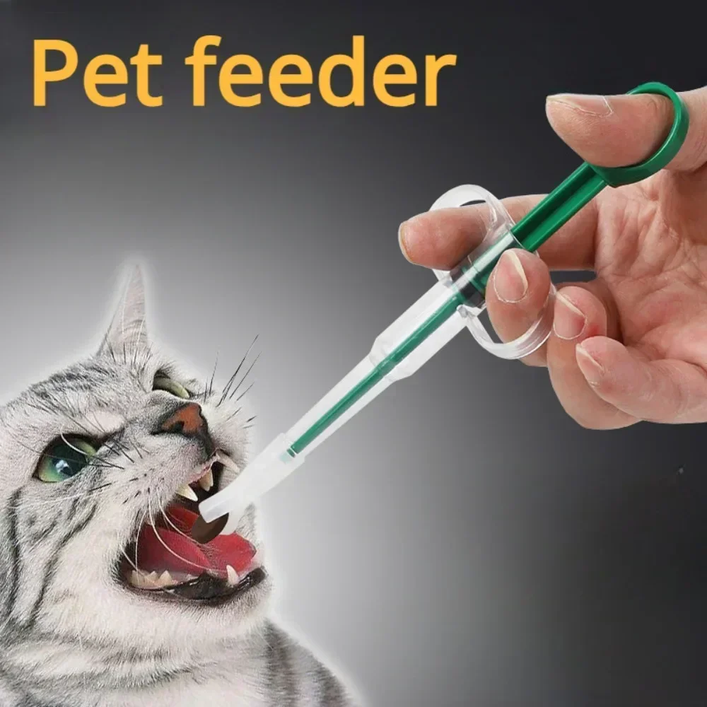 Pet Syringe Tablet Pill Gun Piller Push Dispenser Medicine Water Milk Syringe Dog Cat Tube Feeder Tools Dog Cat Accessories