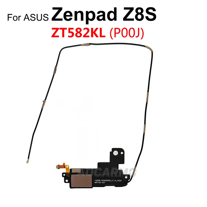 Aocarmo For ASUS Zenpad Z8S ZT582KL P00J Speaker Loudspeaker Buzzer Ringer With Signal Antenna Flex Replacement Parts