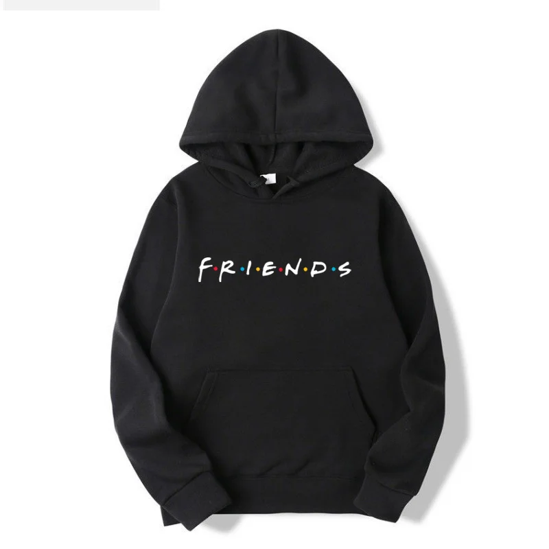 2024 New Autumn and winter fashion friends hoodie sweatshirt white friend shirt and hat hooded sweatshirt for men and women