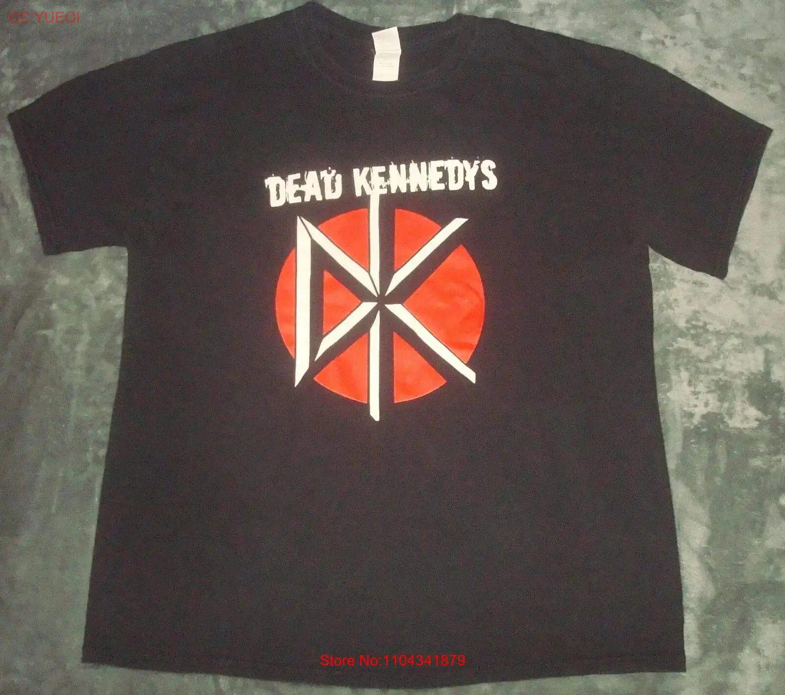 DEAD KENNEDYS T SHIRT LARGE PUNK ROCK BAND Y2K BLACK RED DK LOGO HARDCORE THRASH long or short sleeves