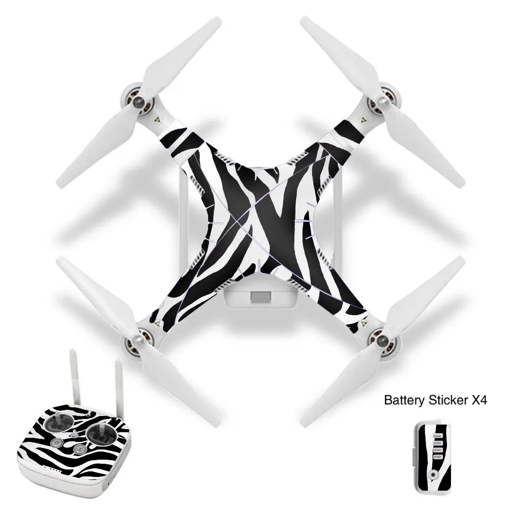 Waterproof Decorative Sticker Decal Skin Wrap Cover Kit for DJI Phantom 3 3a 3p Drone Accessories