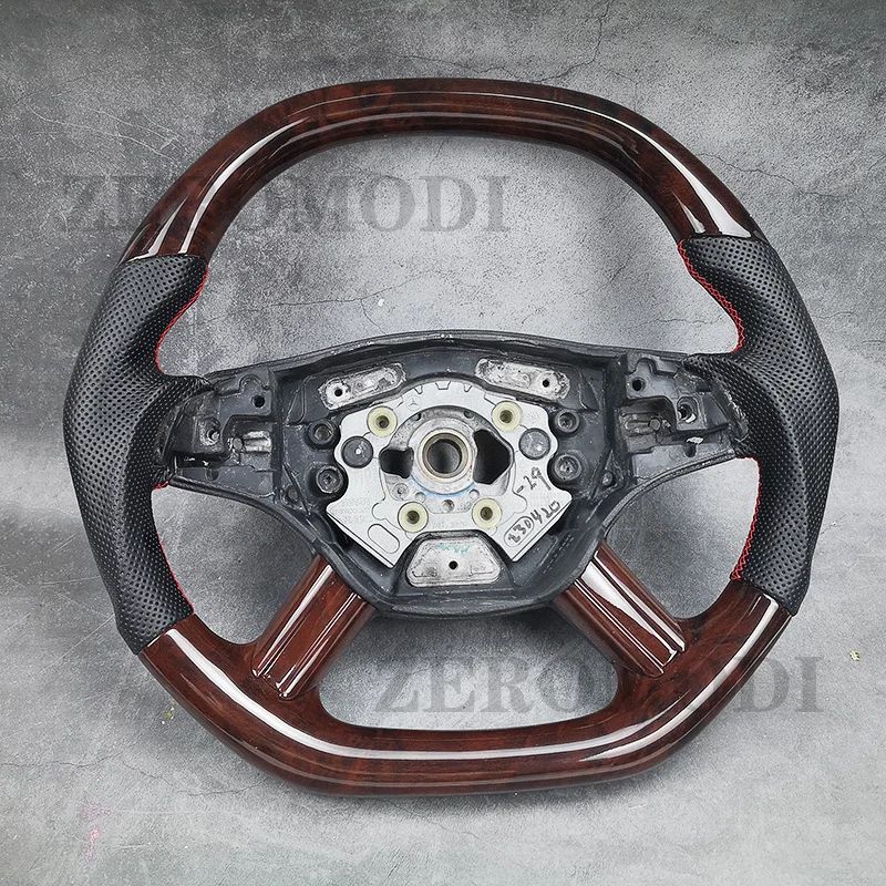 Peach Wooden Steering Wheel for ML W164 GL X164 W245 W251 ML GL B R Class 300 350 400 2006 2007 2008 2009