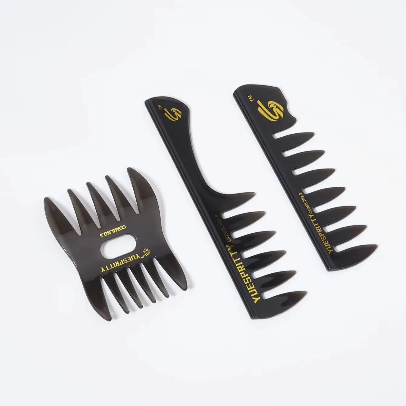 Afroamerikanischer Kamm-Friseurwerkzeuge, professionelle Form- und Nasspickel-Friseurbürstenwerkzeuge, speziell für Echthaarperücken