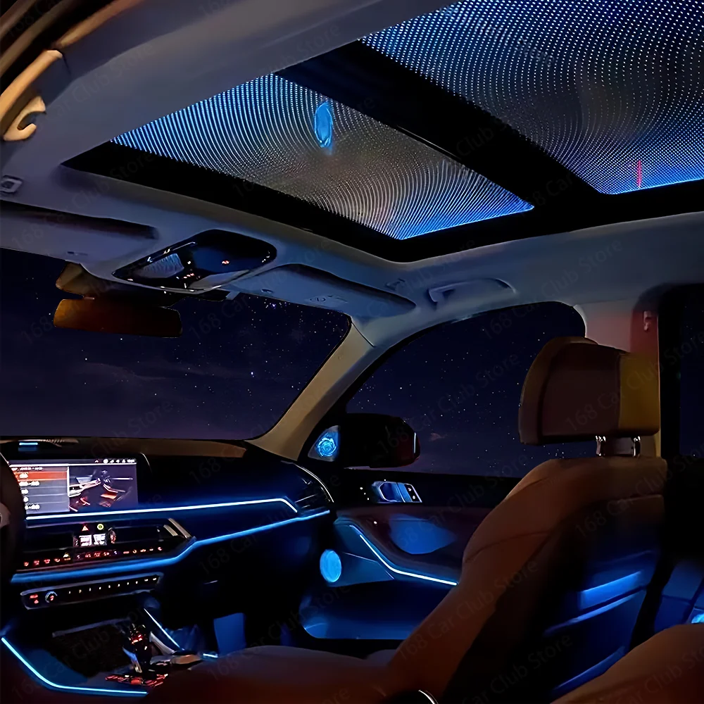 

LED 11 Colours Ambient Light Speaker Cover For BMW New X5 X7 G05 G07 Car Midrange Tweeter HiFi Music Stereo Horn Decorate Refit