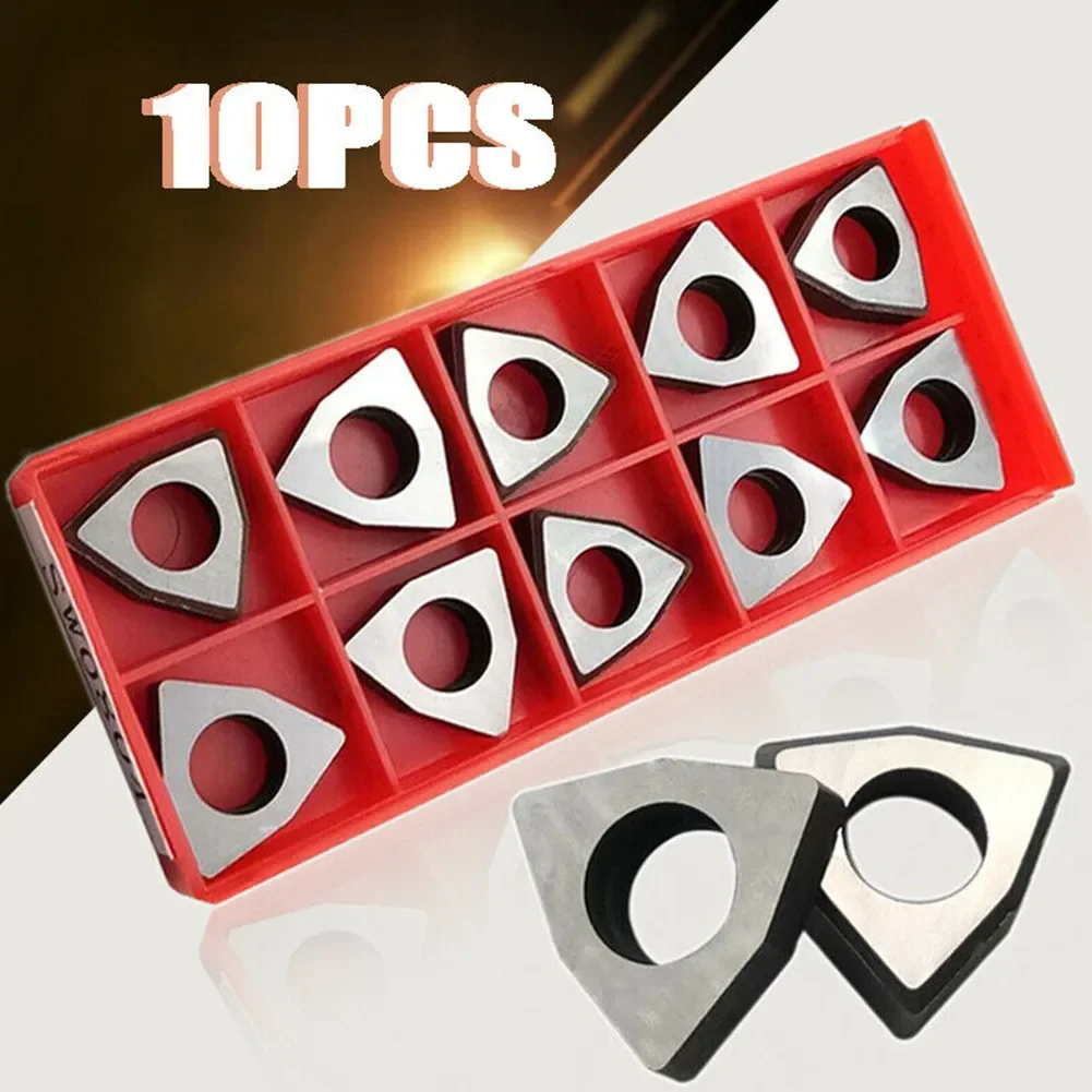 Shims Carbide Inserts Boring Carbide MW0804 Parts Replacement Shim Tool Trigon Turning 10Pc/set Accessories Kit