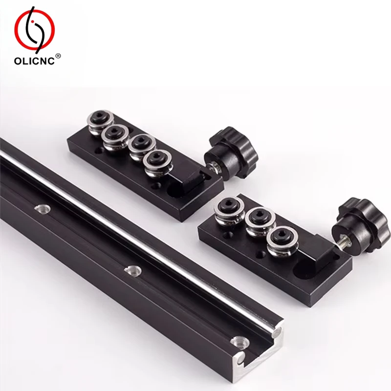 Precision Rail Aluminum Profile Cnc Machine Tool Lock Wheel Slider Aluminum Profile Sgr Square Roller Straight Line