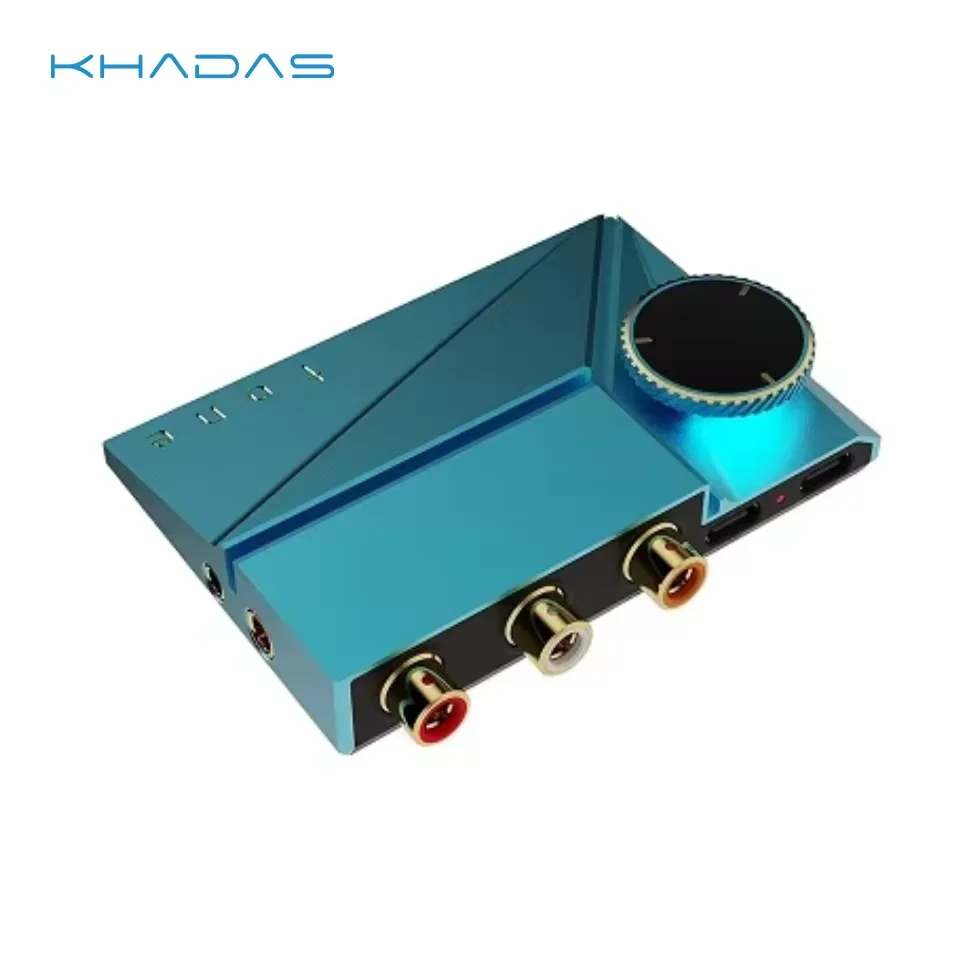 

Khadas Tone2 Pro Mini Desktop Headphone Amplifier DAC Digital Analog Converter with 4.4/3.5/RCA Output MQA DECODER
