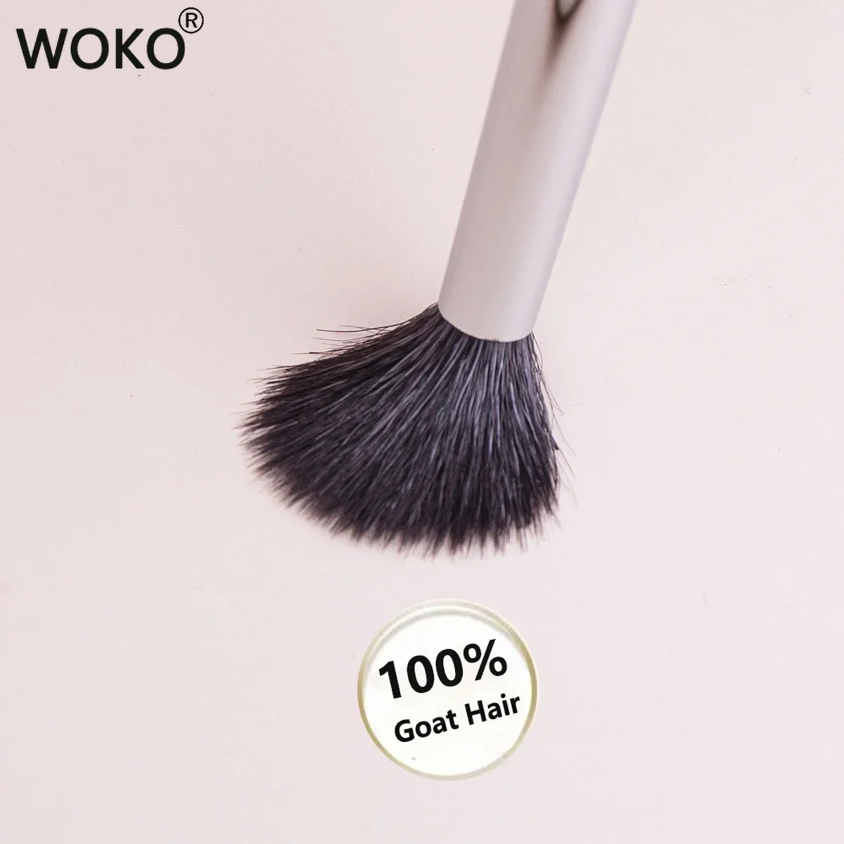 Natural Goat Hair Eye Shadow Brush 5pcs Eye Makeup Brushes Set Eyeshadow Crease Smudge Brush Precision Eye Smudge Makeup Tool