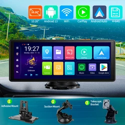 Imagebon 8 Core Car DVR Android 13 Multimedia Player Wireless CarPlay Android Auto Dash Cam With AUX Bluetooth Audio U Disk