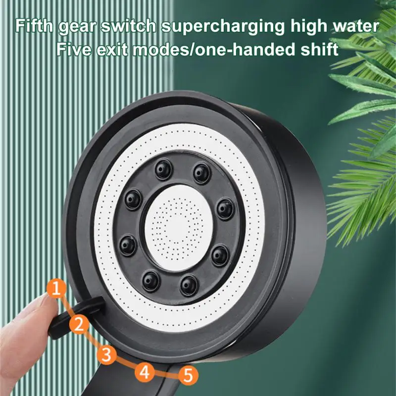 5 Modes Shower Head High Pressure Showerhead Portable Filter Rainfall Faucet Tap Bathroom Bath Home Innovative Accessories