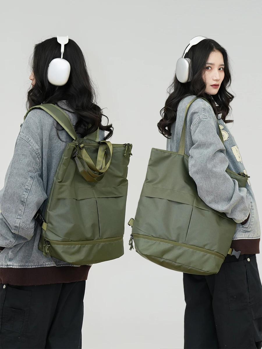 

Unisex Large Tote Backpack Multipurpose Laptop Bookbag School Bag Lightweight Men Bag Travel Luggage Fashion Backpack
