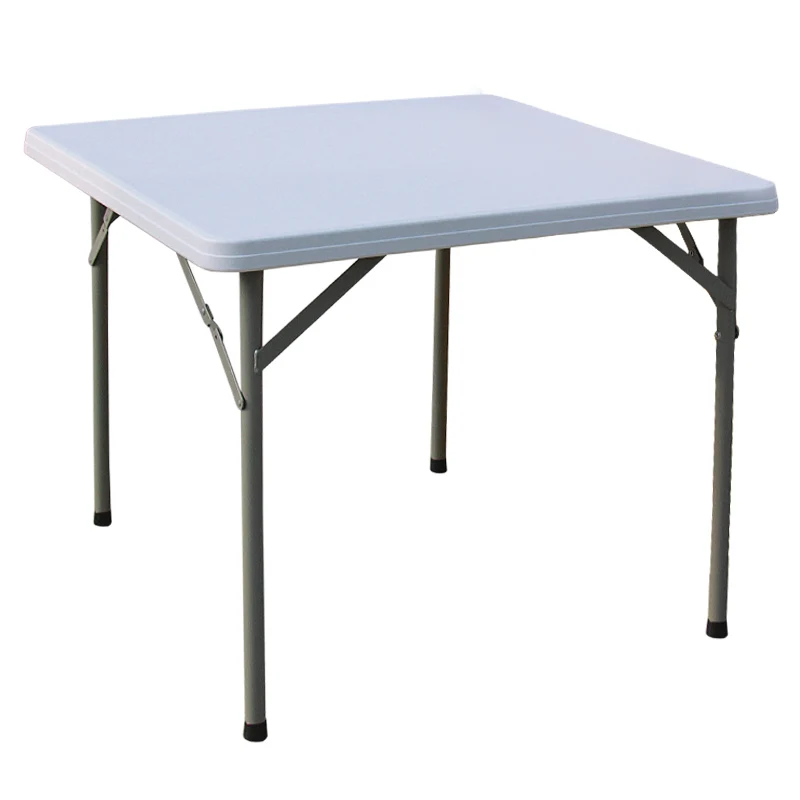 

Folding square mahjong table, simple household chair, square dining table