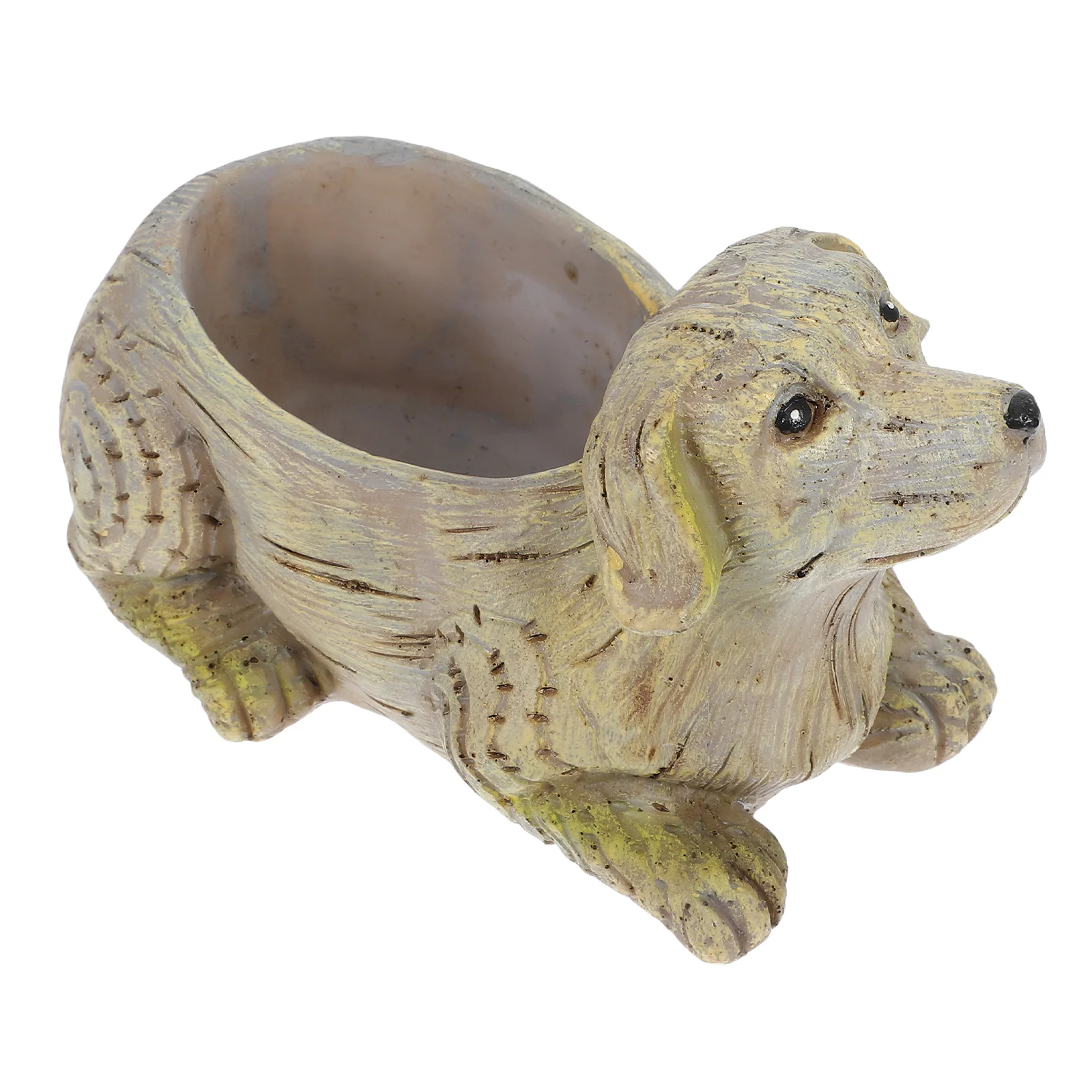 

Succulent Flower Pot Animal Flowerpot Creative Desktop Cute Planter Balcony Dog Grey Accessories