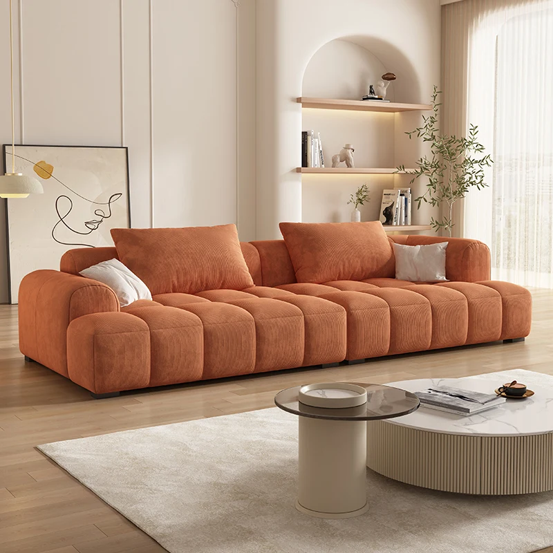 

Luxury Modern Living Room Sofa Minimalist Foam Sponge Design Unique Couch Ergonomic Full Body Canape Salon Bedroom Furniture