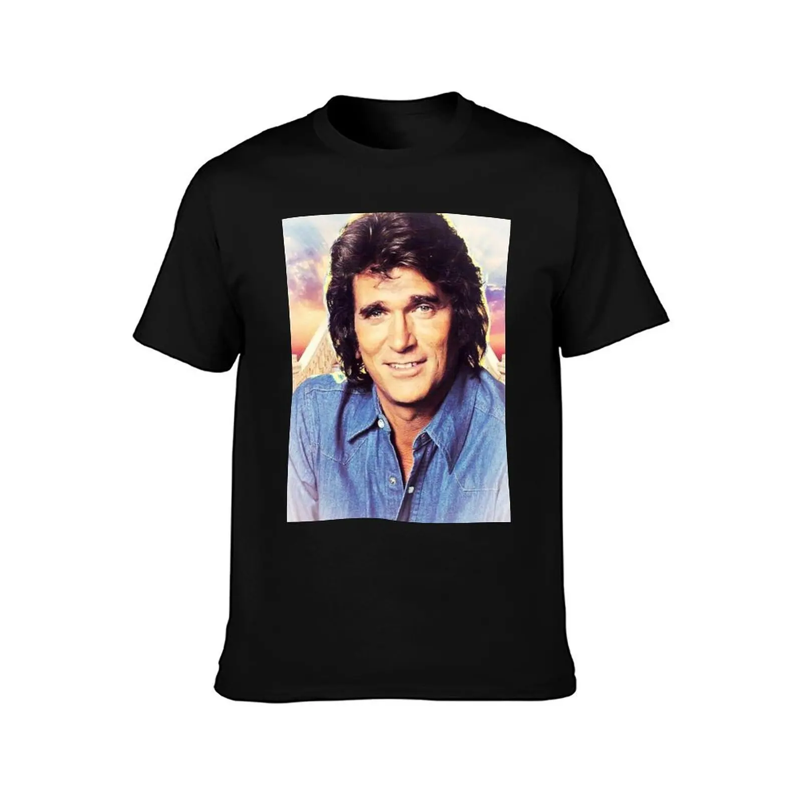 Michael landon T-Shirt Modern Print Casual T-Shirt