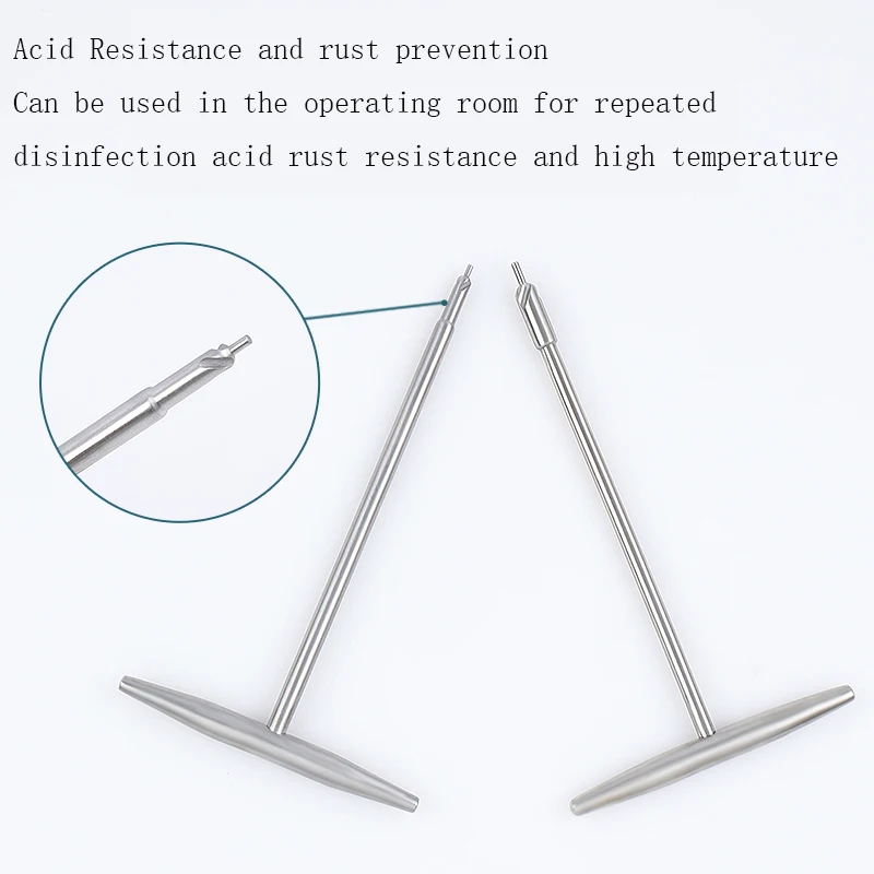 Orthopedie-instrumenten Medische botspijker W hoed gootsteen hoofdboor t stevige handboor diergebruik