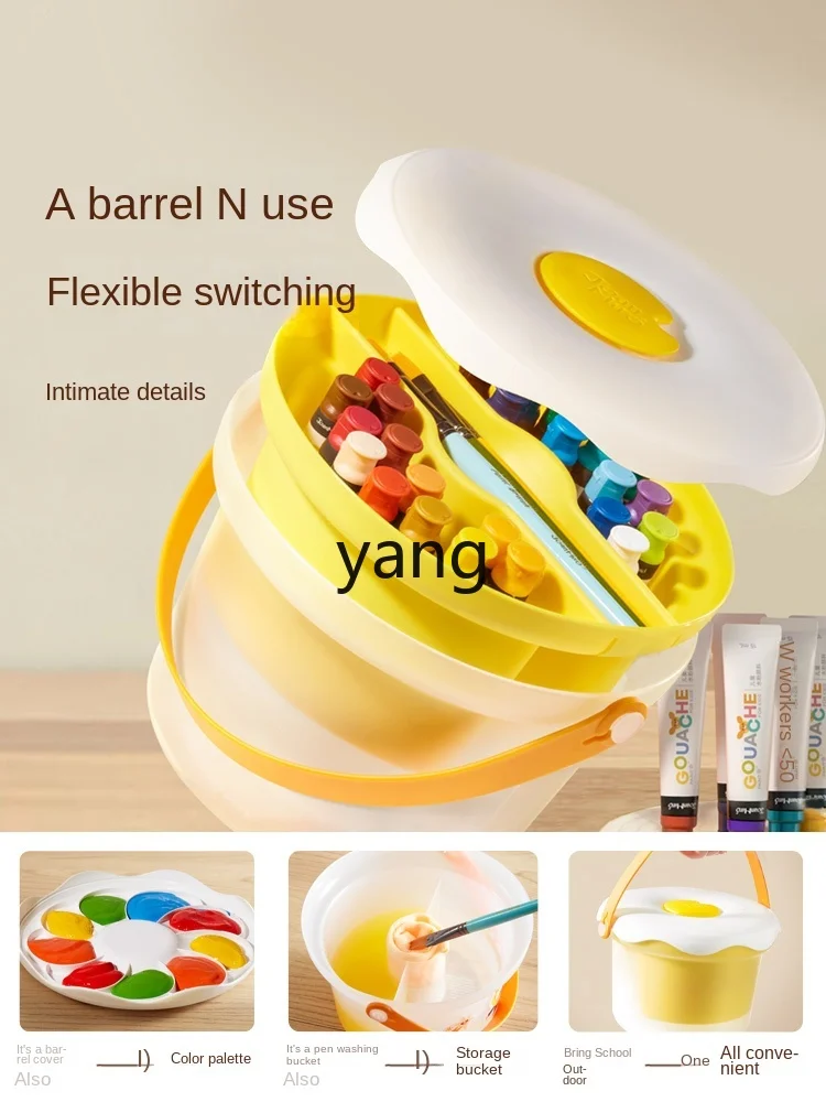 CX Whole Barrels Drawing Tools Set Elementary School Children Non-Toxic Washable Art Painting Toys