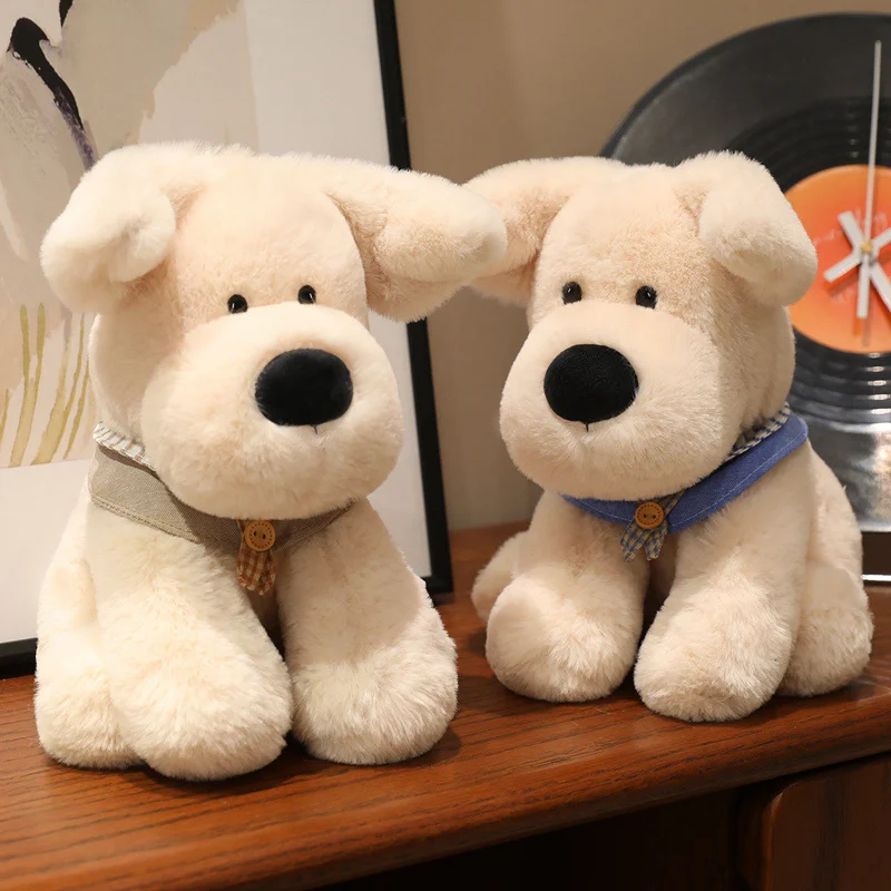 22/35/45CM Lovely Labrador Plush Toys Kawaii Dogs Doll Pillow Stuffed Soft Animal Toy for Birthday Valentine's Gift