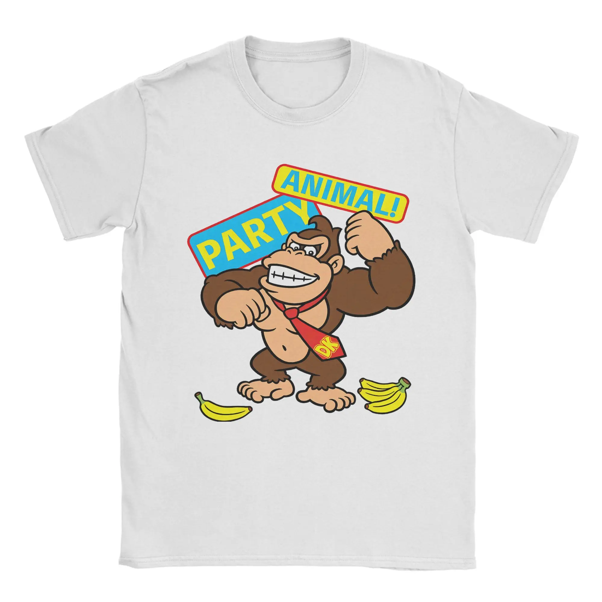 

Donkeys Video Game Funny Kongs monkey Outfit Men Women T Shirts Cotton Tee Graphic Print T-shirt Clothing