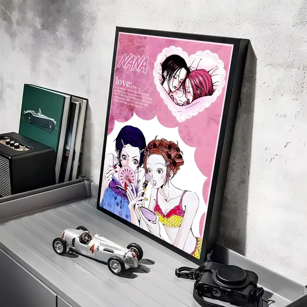 Anime N-Nana klassisches Poster, dekorative Wandkunst, Aufkleber, Wandbild, Fotodruck für Zuhause, Wohnzimmer, Flur, Dekoration – Detail 17