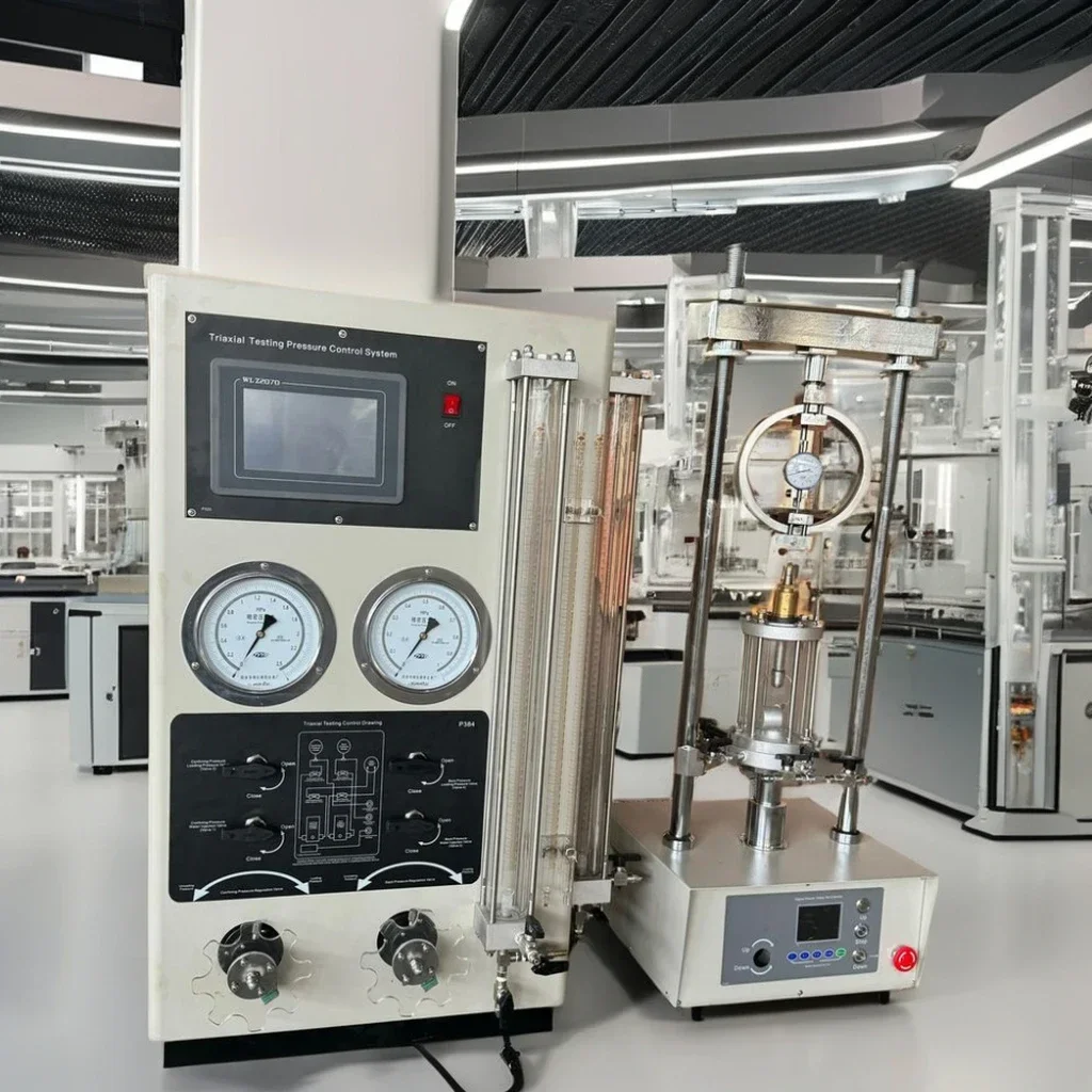 Digital ISO ASTM standard soil Triaxial Test apparatus Strain controlled triaxial soil testing machine triaxial testing machine