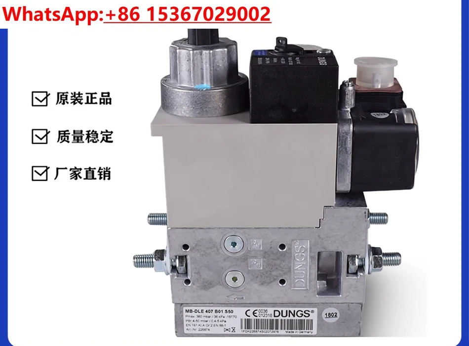 Burner Dongsi valve group MB-DLE407B01 410 412 415 420 S20 S50 gas solenoid valve