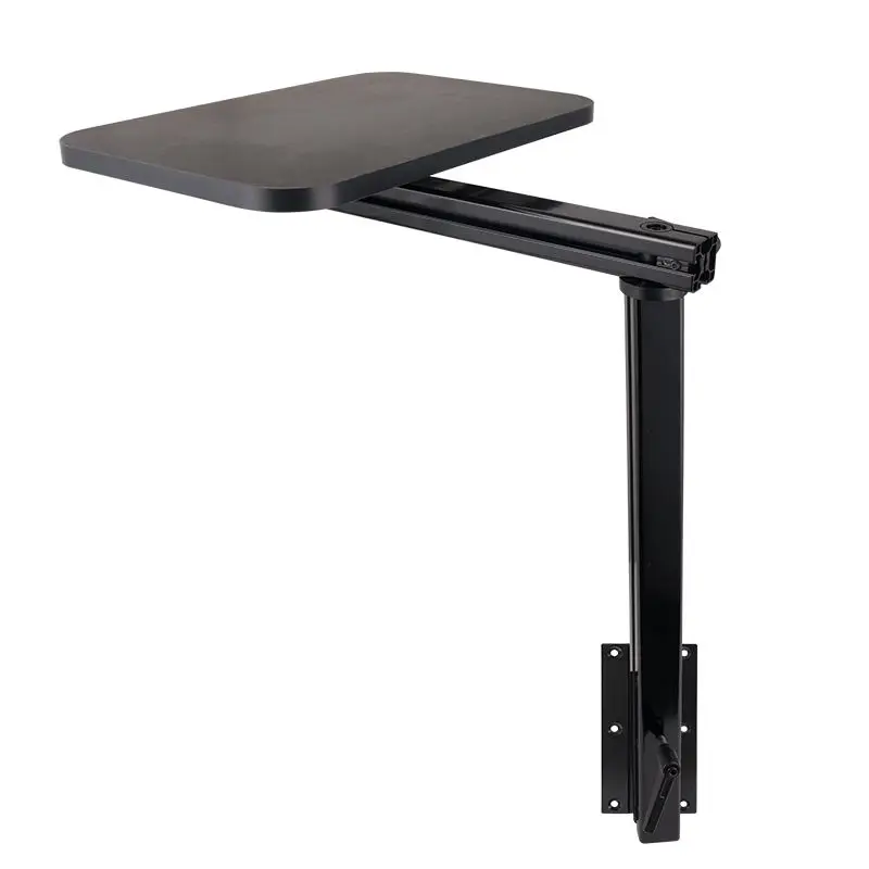 Caravan Accessories Aluminum Alloy Black RV Adjustable Table Leg 360 Degree Rotation for RV Vehicle Camper Travel Trailer