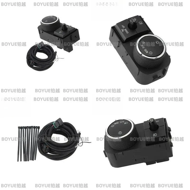 Fog Light Control Switch FOR 25858705 Auto Parts Fog Lamp Control Adjustment Switch Headlamp With Wiring Harness