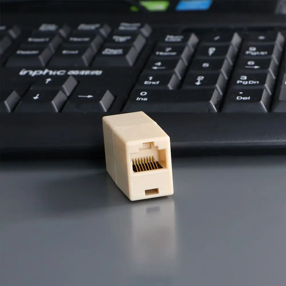 

Network Cable Cable adapter CAT5 CAT6 RJ45 Extender Plug Cable Joiner Coupler Network Cable Connectors Dual Straight Head