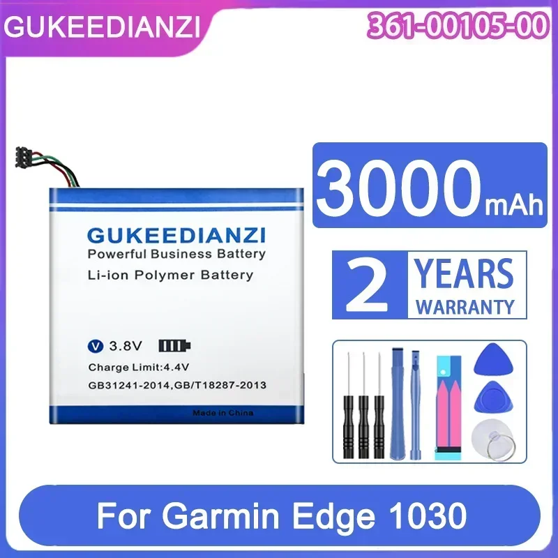 GUKEEDIANZI Replacement Battery 361-00105-00 3000mAh For Garmin Edge 1030 GPS Handheld