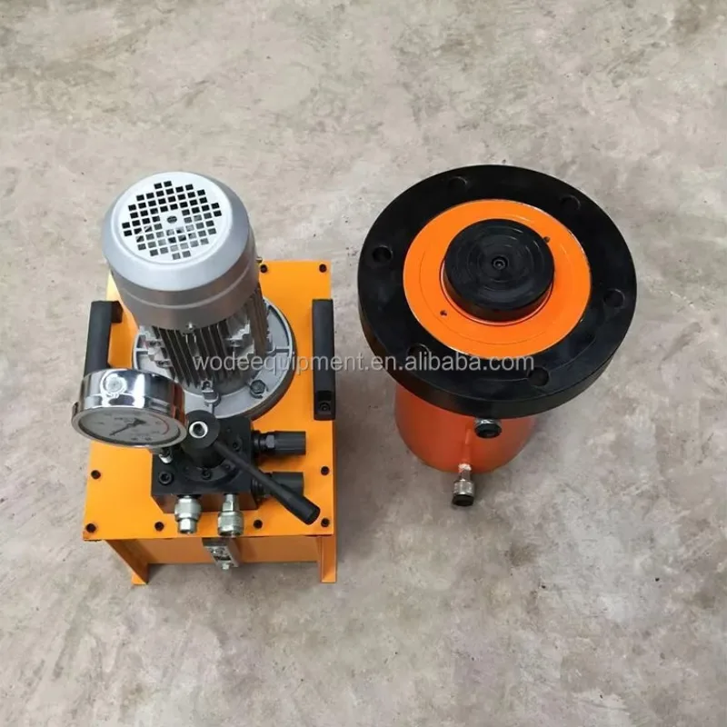 Long Stroke Spring Return Hydraulic Cylinder Double Acting Piston Hydraulic Flange Jack For Sale