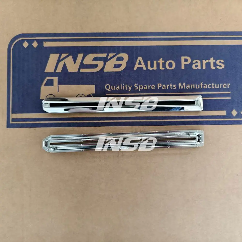 INSB 1 Set 2 Pcs Middle Mesh Trim Strip Chrome 23832903 23832905 for Volvo FH4