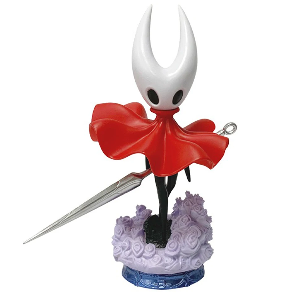 Hollow Knight - 19cm Figurka Anime Małego Rycerza Figurka Akcji Hornet Gadżet z Gry Model PVC Ozdoba Kolekcjonerska Zabawka