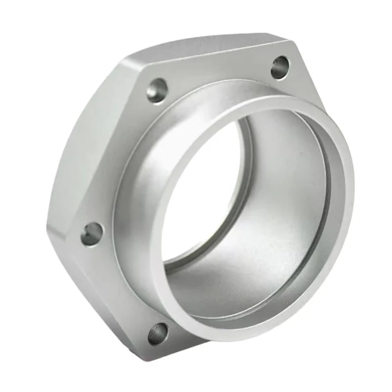 Custom CNC Machining Stainless Steel Aluminum Metal Parts Four Methods of Precision Machining for Aluminum Alloy Flange Bushings